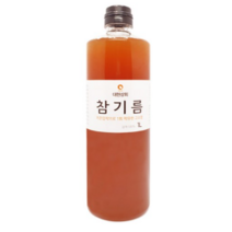 대현상회 저온압착 참기름, 3개, 1L