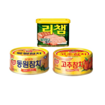 동원 살코기참치100g2개+고추참치100g3개+리챔200g5개, 2세트