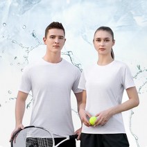 단체 쿨링 알바 가게 유니폼 반팔 구김없는 필수 티 여름