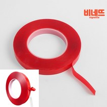 투명 실리콘 아크릴 폼 양면 테이프 1.5X10M 두께 0.8MM 초강력양면테이프 타일테이프 유리테이프