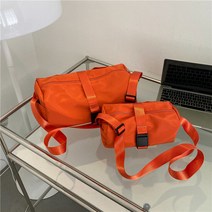 스퀘어숄더백 옥스포드천 일본스타일트렌드한 크로스백여성 솔더백 단색 사각형 캐주얼백팩 코디가잘되는 출퇴근가방