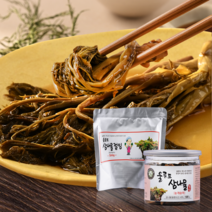 울릉도 자연산반찬 삼나물 눈개승마 절임 장아찌 500g 울릉도직송, 캔시머500g