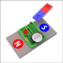 MDG8537 브레드보드 홀센서 자석 극성 탐지기 과학키트/과학교구/두뇌발달/만들기