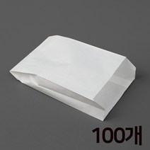 화이트 무지 페이퍼백 100P 미니 각대 포장 종이봉투
