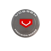 4개/몫 45MM VOSSEN 정밀 시리즈 자동차 휠 센터 허브 캡 스티커 배지 엠 블 럼 데 칼, 07 GRAY ONE_03 60MM