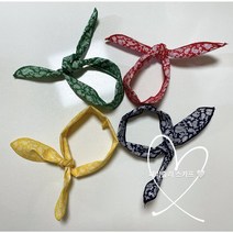 9dog(구독) 강아지 페이즐리 반다나 스카프(4color), 그린