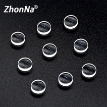 Diameter8mm 레이저 초점 렌즈 거리 f30 mm 두께 2.3mm DIY 광학 콘덴서 구형 유리 1p, D8H2.3Lens10PCS