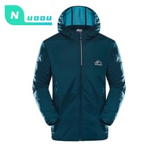 Nuoou 스포츠 커플 바람막이 빅사이즈 자외선차단 후드집업 스판 초경량 바람막이 점퍼