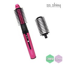 더블에스샤이니 자동회전형 대용량 무선 봉고데기 AVW-002 32mm타입 2in1 분리형 브러쉬, 상세설명 참조, 뉴오토 볼류밍 무선 AVW-002 바이올렛