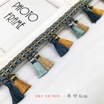 ZZJJC 커팅 제로 미니 커튼 장식 쇼트 태슬 커튼 헤드 사이드 슬링 볼 샌딩 예·부자재 액세서리, 쌍둥이 네이비, 1미터 (몇 미터로 몇 장 찍어야 돼요)