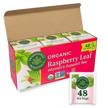 Traditional Medicinals 라즈베리 리프 3팩 총 48 티백, 16개(3개 팩), 산딸기