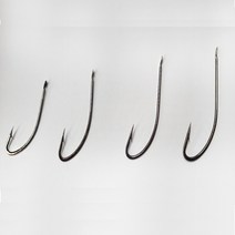 대용량장어바늘 100개입 블랙니켈 우나기 민물장어 바다장어 내구성강화, 16호, 1개