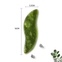 천연 비취 롤러 마사지도구 세트 얼굴 롤러 세트 페이셜 스킨 케어 뷰티 건강 마사지도구, 잎_중국