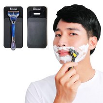 국산 면도기 면도날 면도칼 클리너 갈이 갈기 소독 연마기 숫돌 세정제 재생기 세척 기계 수명 청소 관리 질레트 스킨텍 핏 호환 거치대, 1개, 1개
