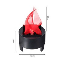 할로윈 캠핑 소품 텐트 꾸미기 용품 램프 전자 화로, 짧은천불꽃램프불꽃높이13CM