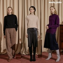 [런칭가 89900원] 마리끌레르 PARIS 21FW 메종 드 마리 메탈 니트 3종