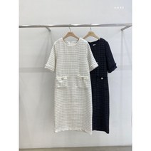 임지연 연진이 박연진 트위드 반팔 원피스 여자 여름 코디 하객룩