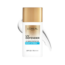 로레알파리 유브이 디펜더 모이스트 앤 프레쉬 아쿠아 선크림 SPF50+ PA++++, 1개, 45ml