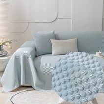 쇼파 커버 천갈이 패드 여름 소파 타월 담요 솔리드 컬러 뜨개질 폴리 에스터 커버 쿠션 케이스 먼지 보호 홈 229aEA9c8