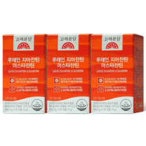 고려은단 루테인 지아잔틴 아스타잔틴 300mg, 30캡슐, 3개