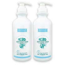 나녹신 안티에이지 딥클렌징 샴푸 750ml 생강추출물 가는모발용, 2개