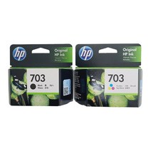 HP 703 CD887AA CD888AA 정품잉크 K209A K510A, 1개, 검정(CD887AA)