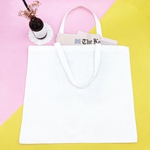 무지 캔버스백 화이트 가로L 에코백 숄더백 캔버스가방 판촉가방 그림가방