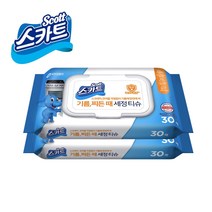 스카트 기름 찌든때 전용티슈 30매x2개