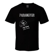 패러글라이딩장비 파라모터 셔츠 Ppg 파워 패러글라이더 티셔츠 공식 디자인 블랙 2019 퍼니 코튼 캐주얼, 01 Black_05 XXL