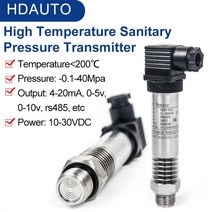 고온 150 ℃ 평면 필름 위생 차단 방지 압력 트랜스미터 액체 가스 증기 센서 01Mpa M20 1.5, 0-10Mpa_4-20mA