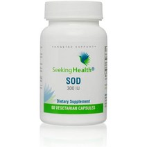 Seeking Health 시킹헬스 SOD 슈퍼옥시드 디스무타아제 300IU 60정
