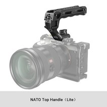 smallrig nato top handle lite with cold shoe 휴대용 카메라 핸들 for shoot fit sony canon nikon camera cage 3, 나토 탑 핸들