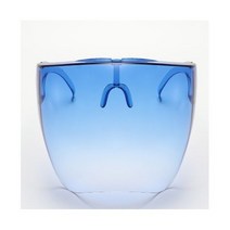 스포츠선글라스 고글선글라스 남녀공용 풀 페이스 선글라스 마스크, Blue