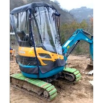 미니굴삭기 접이식 캐노피 바람막이 운전석 투명천막, 쿠보타 20