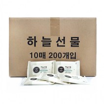 피톤치드 저자극 하늘선물 휴대용 물티슈 (10매 X 200개) 한박스 판촉물 도톰한 안심, 단품