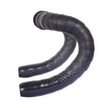 끝 플러그가있는 2 조각 패션 자전거 핸들 바 테이프 충격 흡수 통기성 디자인 야외 사이클링을위한 부드러운, 215cmx3cm, 에바 PU, 검은색