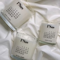 [무료 레터링변경] 캔들 소이캔들 실내방향제 향초, 7oz, 선물포장, 몽파리