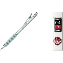 펜텔 그래프 기어 1000 실버에디션 PG1015 0.3mm 0.4mm 0.5mm, 리드 B 세트개, 0.4mmcm