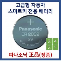 파나소닉 굿앤굿스 자동차 스마트키용 베터리 건전지 CR2032 마티즈, 1개, 1개입
