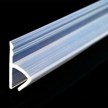 샤워부스프로파일 유리 씰 스트립 h 모양 실리콘 스크린 씰링 슬라이딩 스트립 고무 6-12mm 도어 창 욕실 유리 2m, 8mm