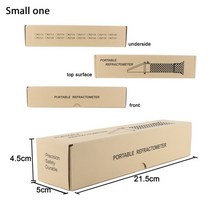 당도계 디지털 당도측정계 비파괴 굴절계 도구 상자 brix알코올 굴절계 염분부동액 테스터 선물 상자에 대한 소매도매 굴절계 상자, rz-박스-GR-작은