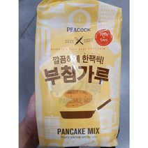 피코크 PEACOCK 한팩씩 부침가루 500g(100gx5팩) 부침개 빈대떡 요리, 2개