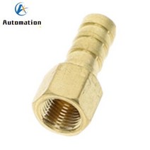 구리스 니플 니쁠 4mm-12mm 황동 파이프 피팅 호스 바브 테일 m10 -m20 메트릭 암나사 커넥터 조인트 구리 파이프 커플러 어댑터 가스 조인트, 12mm의, m12x1.25