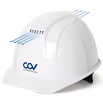 1개 화이트 통풍 경안전모 작업용 안전모 헬멧 공사장 여름 경량 하이바 구멍 여름용, 단품