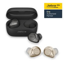 Jabra 엘리트 85t 진정한 무선 블루투스 이어폰 감소 전능 Hifi 슈퍼 낮은 사운드 귀마개와 마이크, BLACK