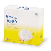 애니가드 꿈꾸는 고래 웰빙 황사 마스크 뉴 프리미엄 소형 KF80, 50개입, 7개