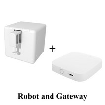 Tuya 블루투스 스마트 핑거 봇 버튼 푸셔 스위치 게이트웨이 키트 Tuya/ Smart Life APP 원격 제어 Google, 05 Robot and Gateway