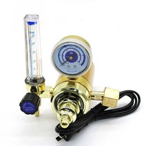 용접 감압기 압력 게이지 알곤 가스 co2 유량계, CO2가열측정기110V(고급충격방지)
