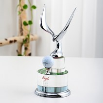 스포츠트로피 이글패 골프트로피 싱글패 홀인원패 이글트로피 컬러크리스탈 골드이글 크롬이글, SP-034(실버_컬러크리스탈_볼서비스)