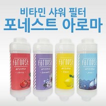 FORNEST 아로마 비타민 샤워 필터 필터 비타민샤워필터 욕실샤워, 사이즈:레몬